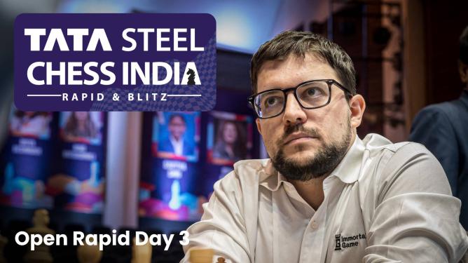 Alexander Grischuk Wins Blitz Event at Tata Steel Chess India