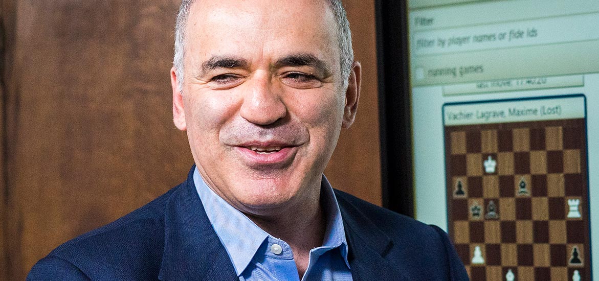 Welcome message from Garry Kasparov