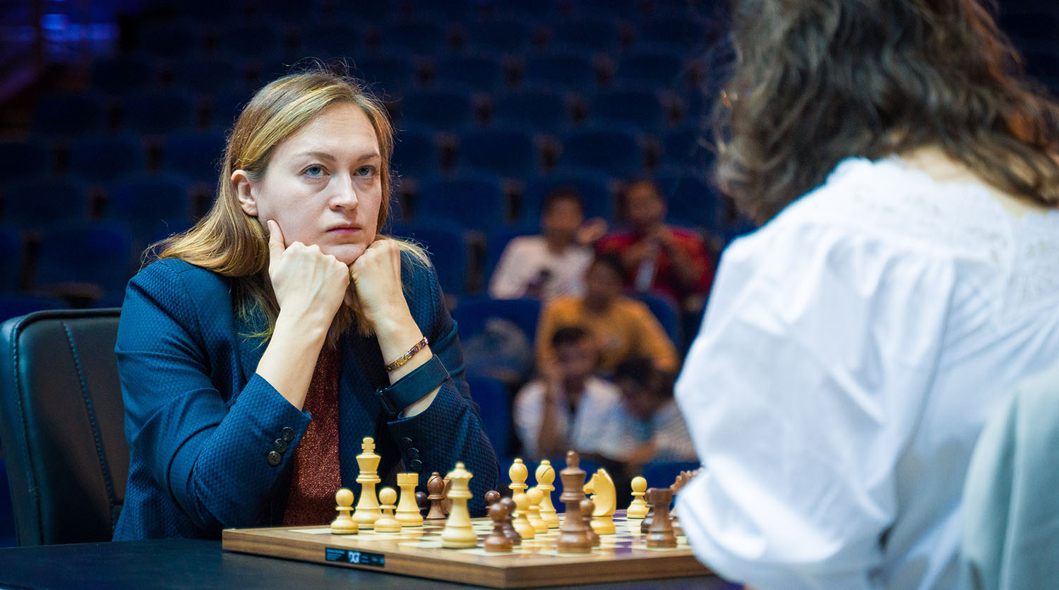 Anna Ushenina wins Tata Steel Chess India 2022 Women Rapid on tie-breaks, Harika third