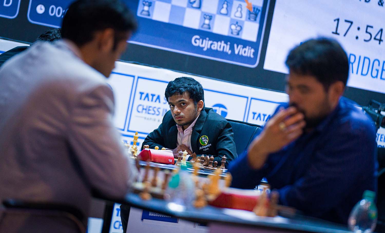 Nihal Sarin triumphs at Tata Steel Chess India 2022 Rapid with a round to spare