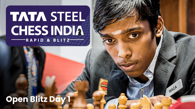 Praggnanandhaa Leads Blitz After 5/5 Start